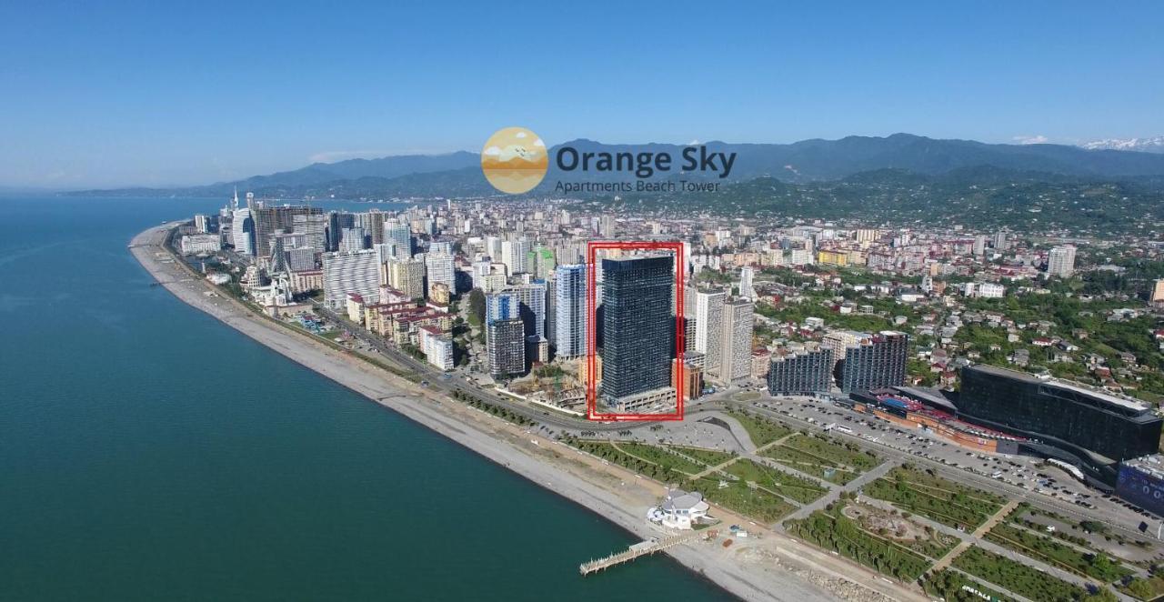 Orange Sky Apartments Beach Tower Batumi Bagian luar foto